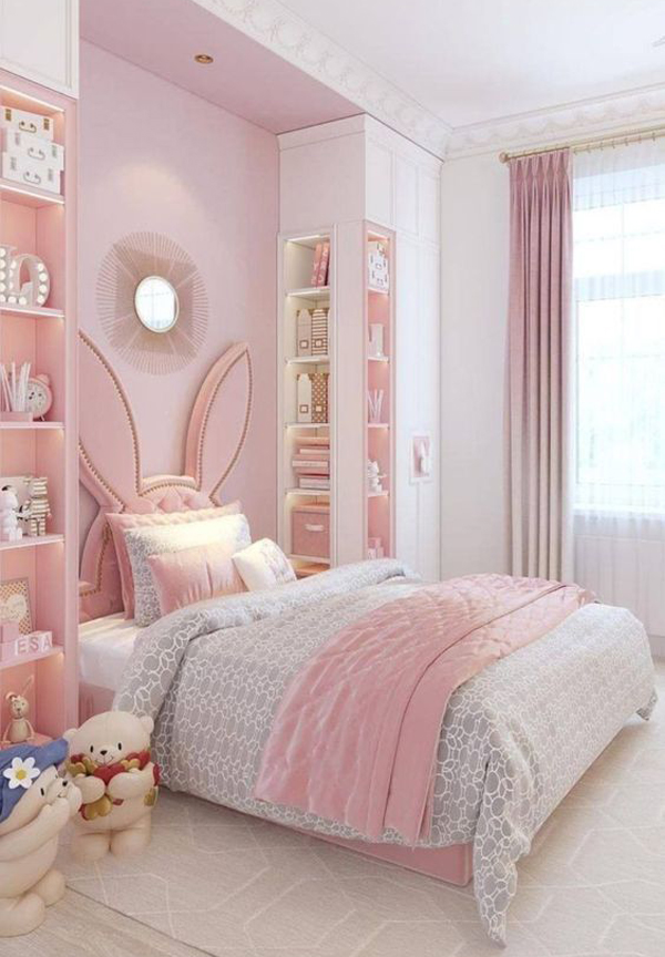 kamar-tidur-pink-modern-untuk-anak-perempuan