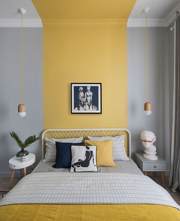 blok-warna-cat-kamar-tidur-keren-dengan-kuning-dan-abu-abu