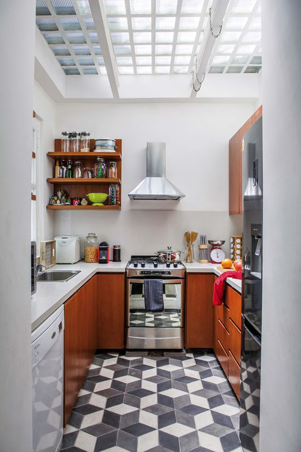 desain-dapur-mungil-dalam-ruangan-dengan-atap-transparan