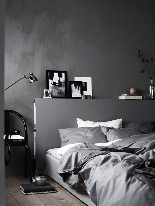 dekorasi-kamar-tidur-hitam-dengan-penyimpanan-dinding
