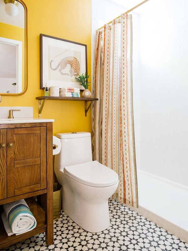 ide-closet-dan-kamar-mandi-kuning-estetik