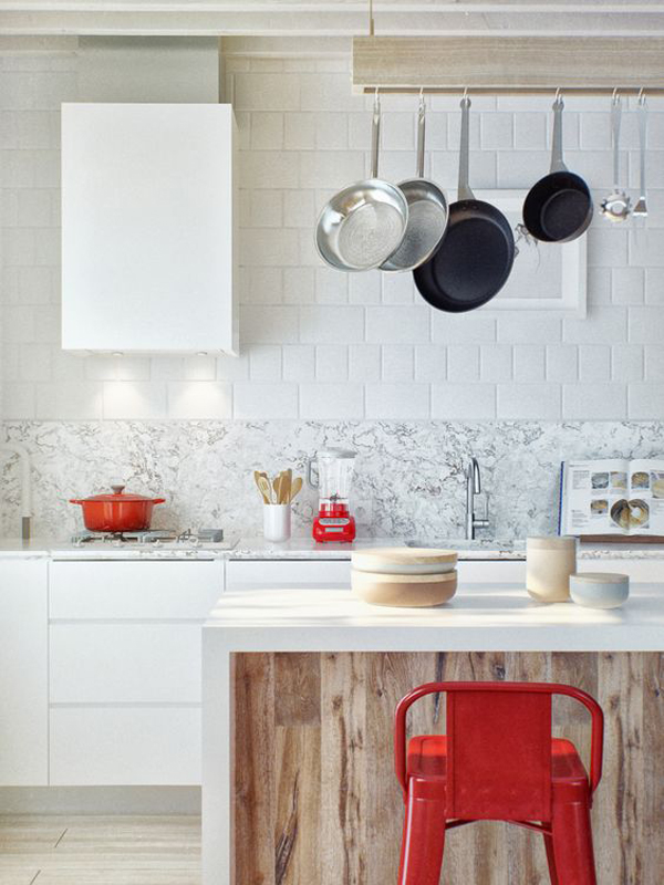 desain-dapur-modern-bernuansa-merah-putih