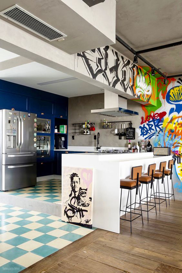 desain-dapur-keren-dengan-dinding-grafiti