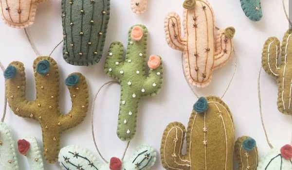dekorasi-dinding-kaktus-dari-flanel