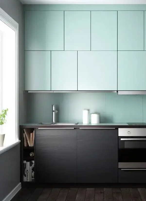 dapur-keren-dengan-aksen-hitam-dan-kabinet-warna-pastel